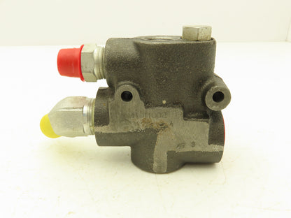 6041011002 Hydraulic Priority Valve 3/4" NPT 1/2" NPT Cast Iron