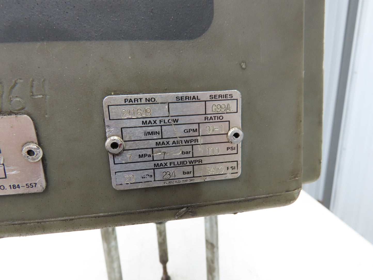 Graco 222-800 Premier 800 Motor Unit Air Powered Pump
