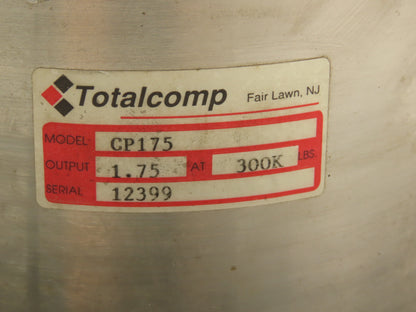 Totalcomp CP175 Loadcell Canister 300K LBS Stainless Steel 6" OD