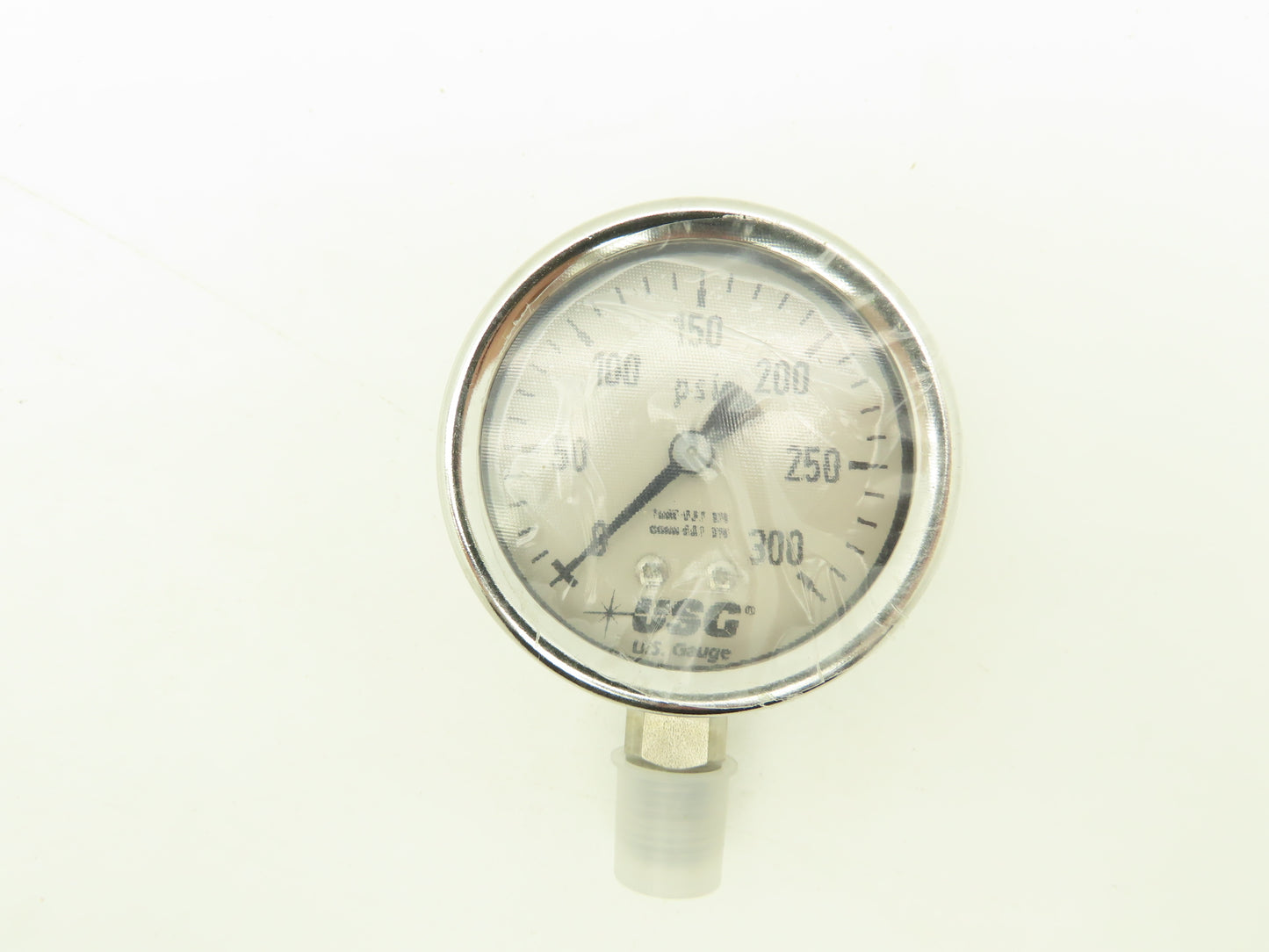 Ametek Air Pressure Gauge 0-300 PSI 2-1/2" Face W Chrome Bezel 1/4" NPT