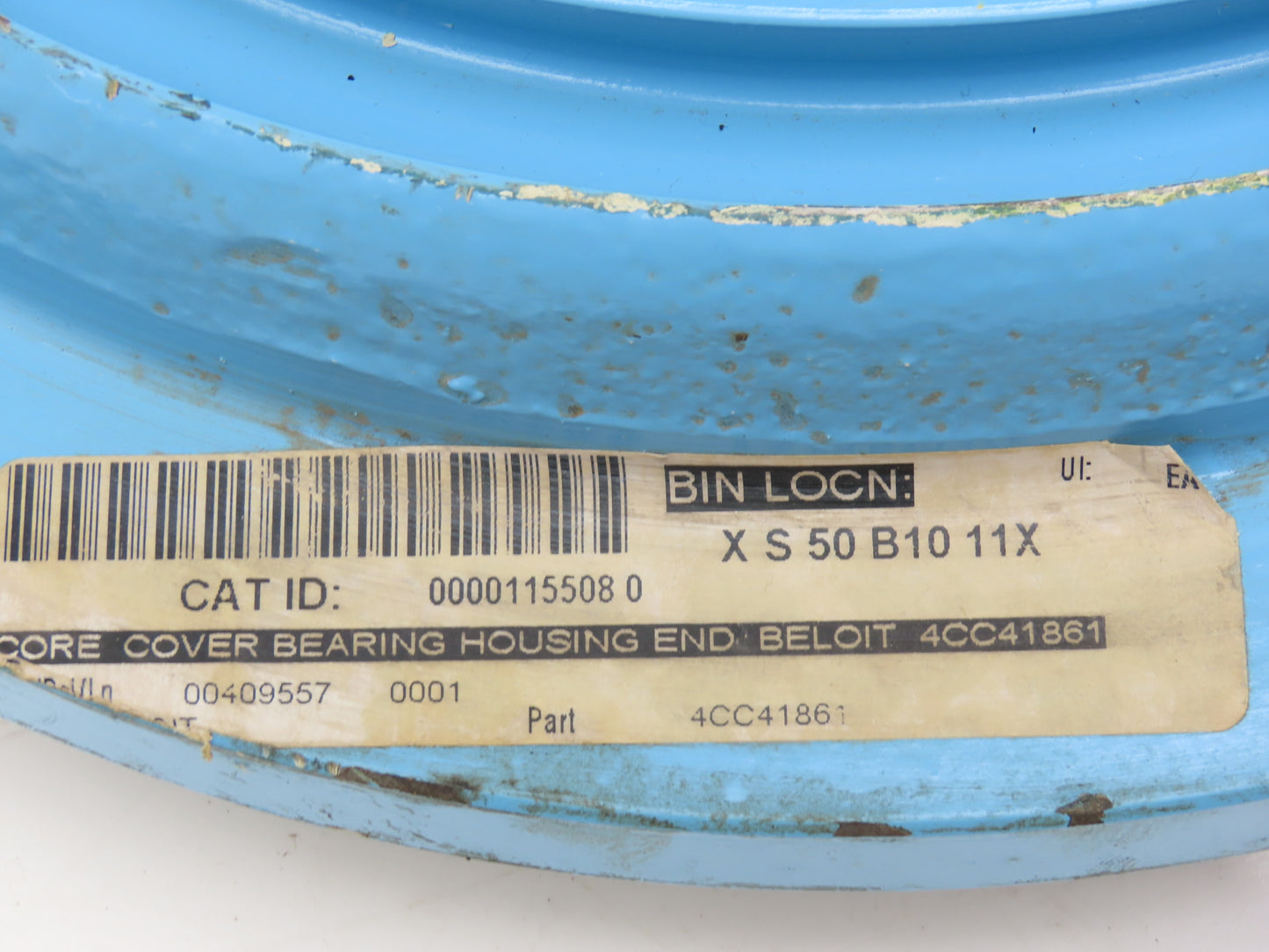 Beloit 4CC41861 Cover Bearing Housing End 8-3/8"ID 14"OD 8-Bolt Flanged