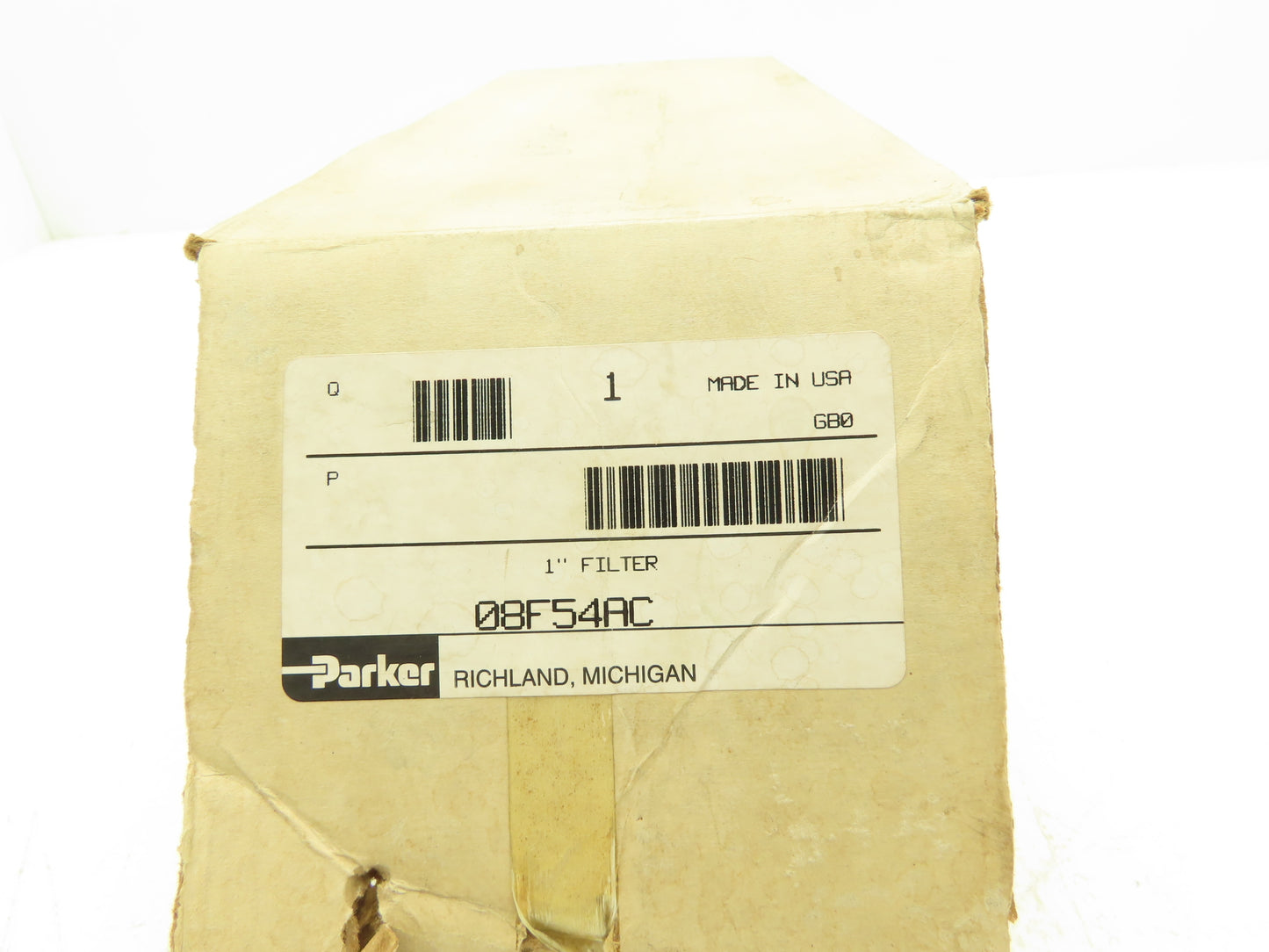 Parker 08F54AC Pneumatic Air Filter 1" NPT 250PSI