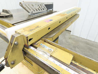 Powermatic 66 Table Saw 10" Tilting Arbor 3Ph 5Hp 230/460V 52" Fence