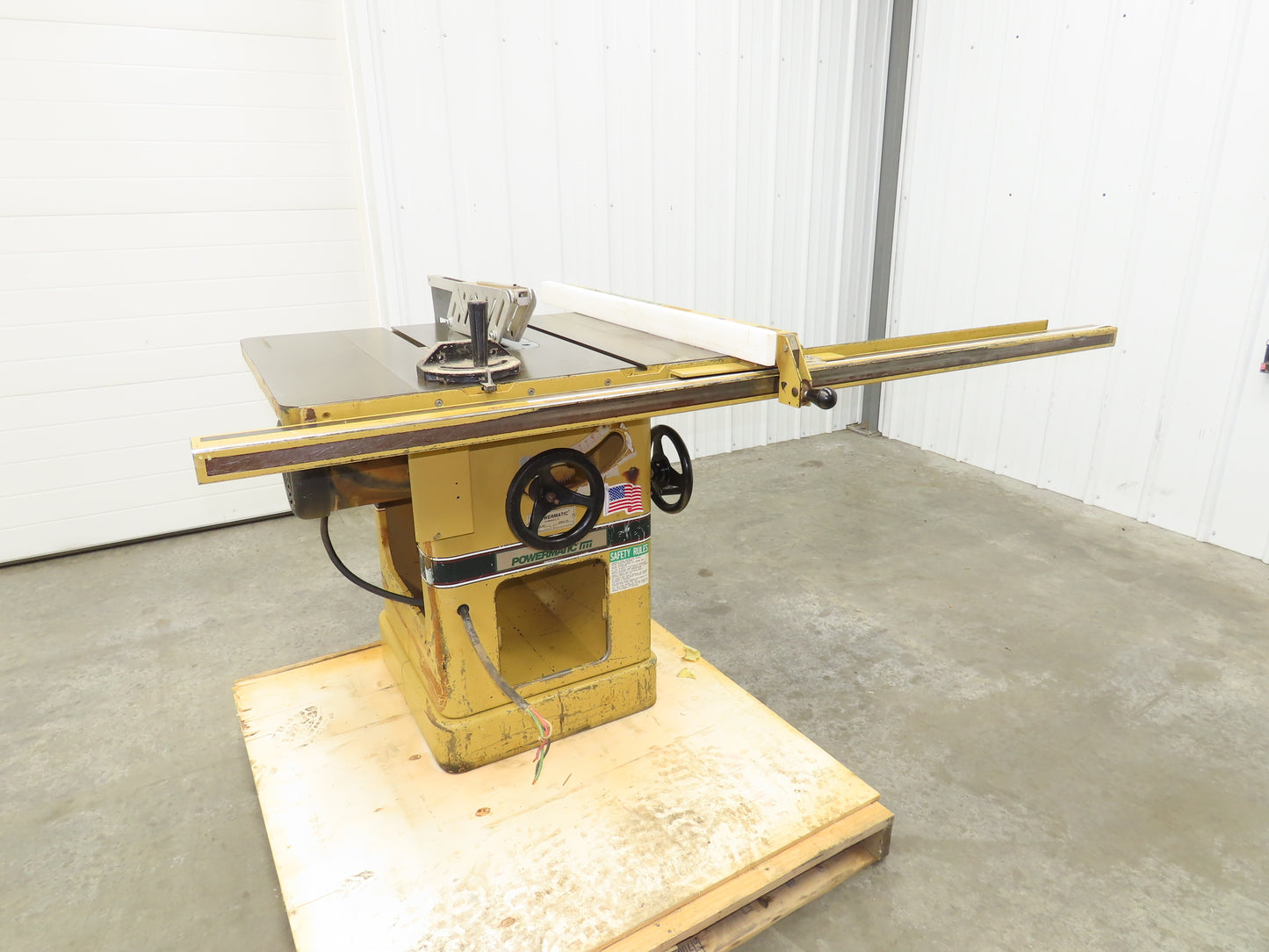 Powermatic 66 Table Saw 10" Tilting Arbor 3Ph 5Hp 230/460V 52" Fence