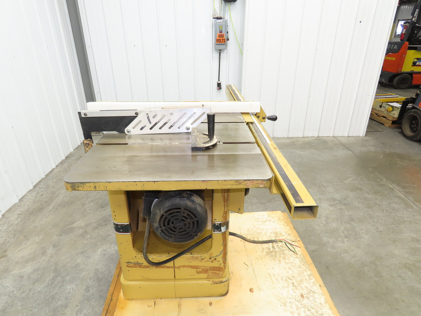 Powermatic 66 Table Saw 10" Tilting Arbor 3Ph 5Hp 230/460V 52" Fence