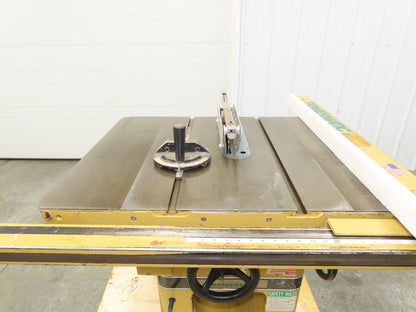 Powermatic 66 Table Saw 10" Tilting Arbor 3Ph 5Hp 230/460V 52" Fence