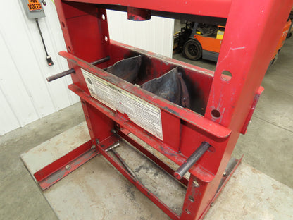 Little Giant 36x24" Machine Base Work Bench Table 12 Ton H Frame Press 16" W