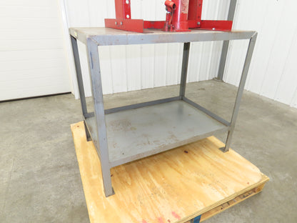 Little Giant 36x24" Machine Base Work Bench Table 12 Ton H Frame Press 16" W