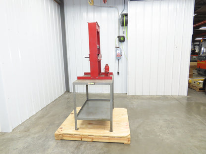 Little Giant 36x24" Machine Base Work Bench Table 12 Ton H Frame Press 16" W