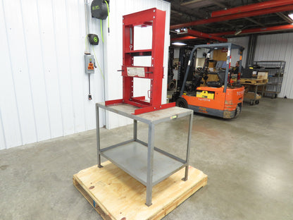 Little Giant 36x24" Machine Base Work Bench Table 12 Ton H Frame Press 16" W