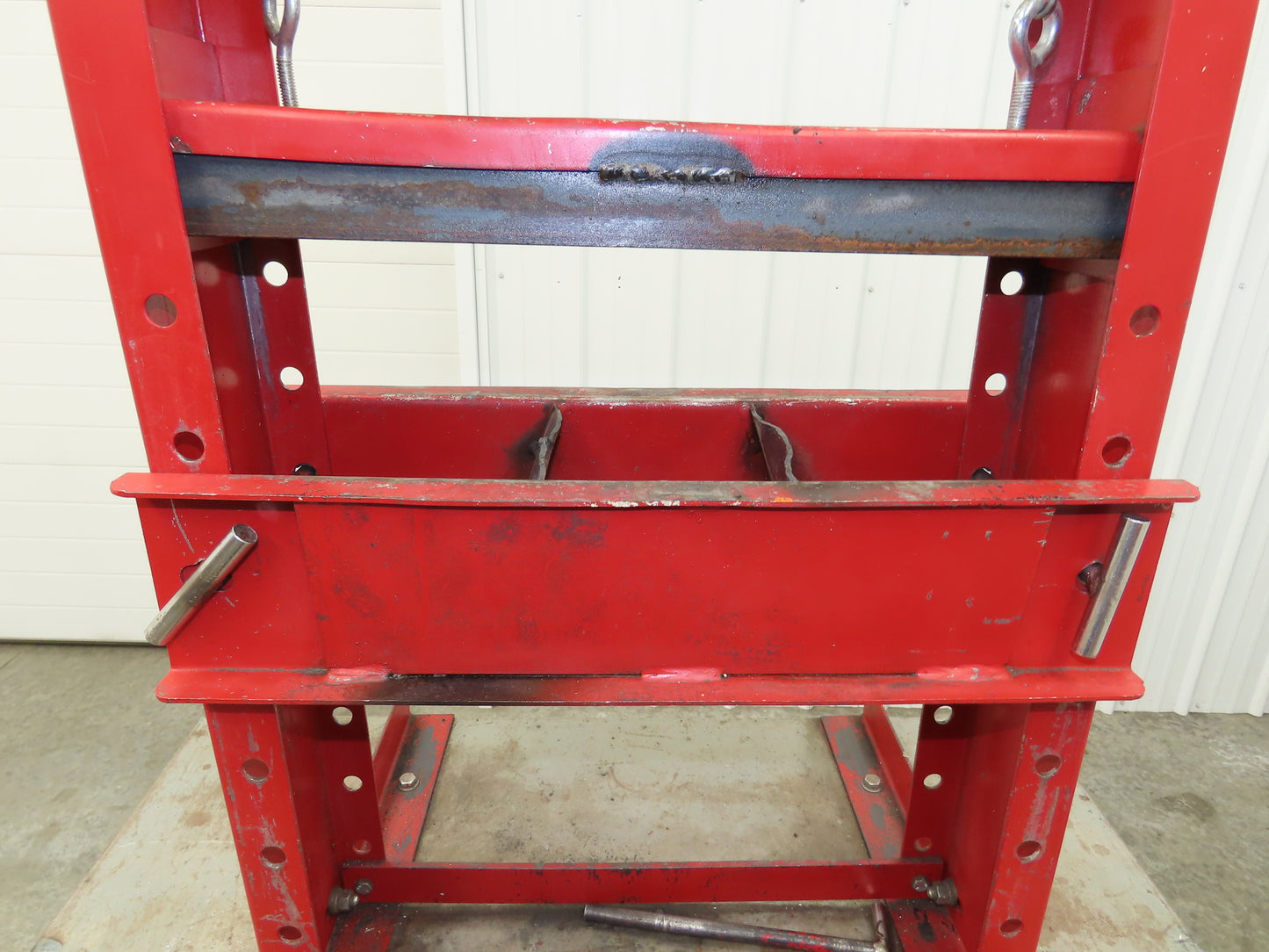 Little Giant 36x24" Machine Base Work Bench Table 12 Ton H Frame Press 16" W