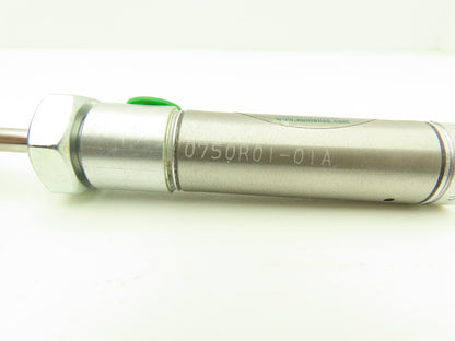 Numatics 0750R01-01A Pneumatic Air Cylinder Single Acting Spring Extend 1"