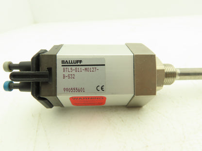 Balluff BTL5-G11-M0127-B-S32 Micropulse Linear Transducer Sensor 127mm Stroke