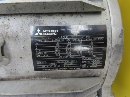 Asahi Backward Inclined Centrifugal Blower 21" Impeller 3Ph 5.5kw 230V 5826CFM