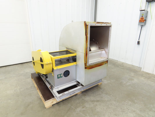Asahi Backward Inclined Centrifugal Blower 21" Impeller 3Ph 5.5kw 230V 5826CFM