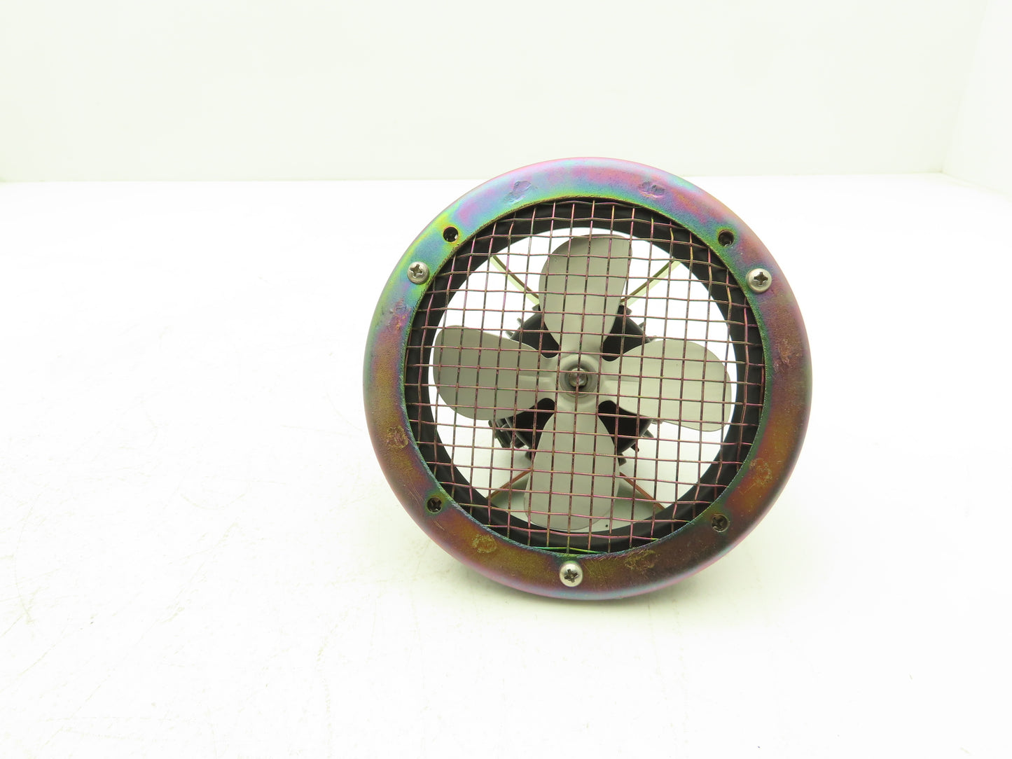 EG&G Rotron 023145 Circulating Fan W Guard 115VAC 50/60Hz 1 Ph 3450 RPM 85CFM