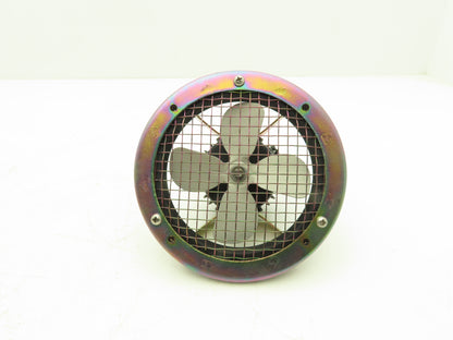 EG&G Rotron 023145 Circulating Fan W Guard 115VAC 50/60Hz 1 Ph 3450 RPM 85CFM