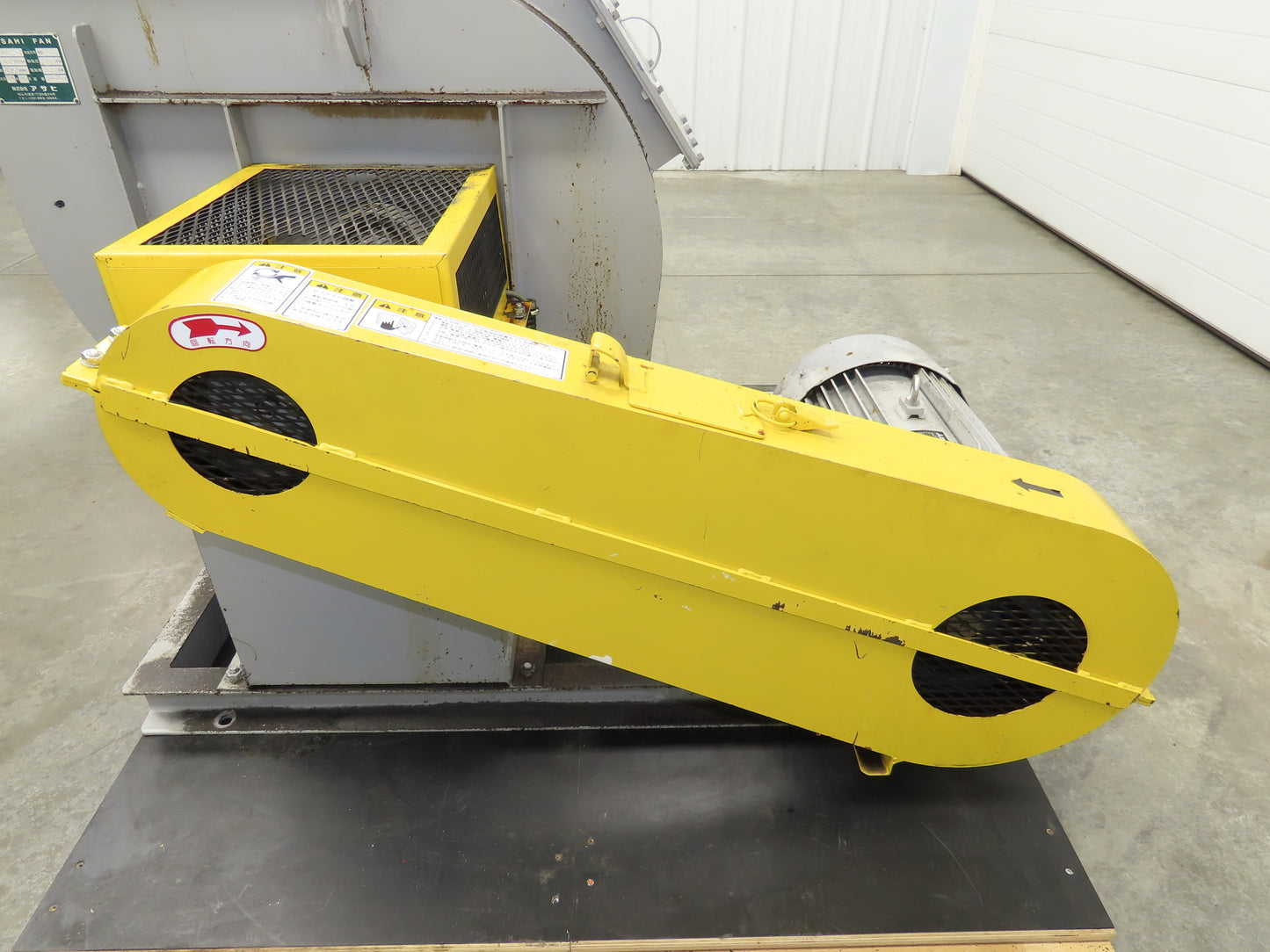 Asahi Backward Inclined Centrifugal Blower 18" Impeller 3Ph 5.5kw 230V 4590CFM