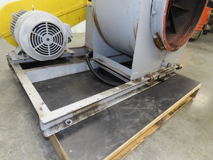 Asahi Backward Inclined Centrifugal Blower 18" Impeller 3Ph 5.5kw 230V 4590CFM