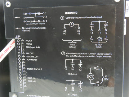 GE Zenith 50P-1160 HMI Operator ATS Controller Display Panel MX150 Push Button