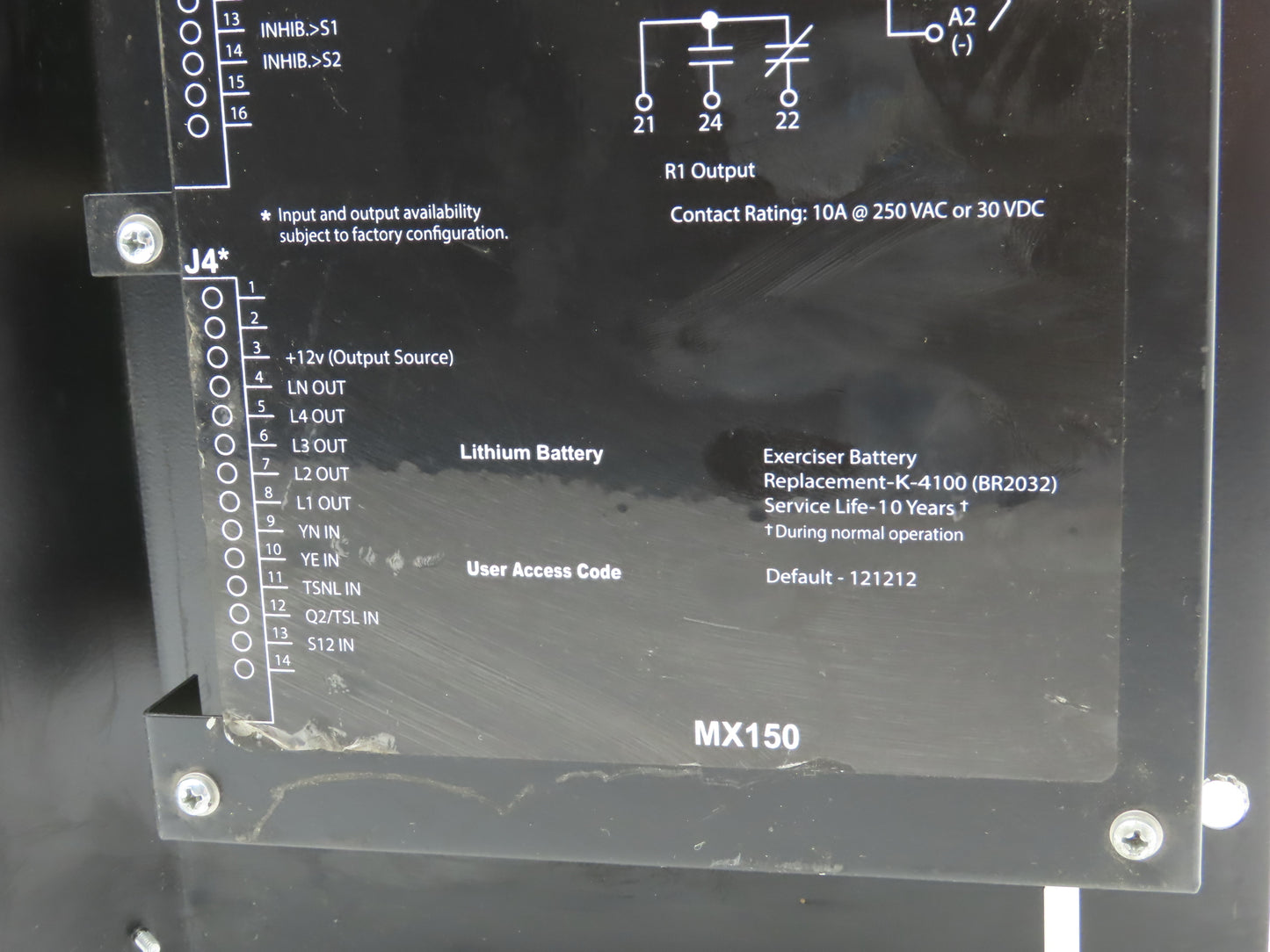 GE Zenith 50P-1160 HMI Operator ATS Controller Display Panel MX150 Push Button