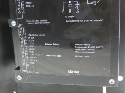 GE Zenith 50P-1160 HMI Operator ATS Controller Display Panel MX150 Push Button
