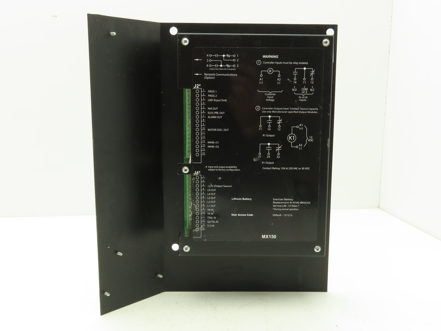 GE Zenith 50P-1160 HMI Operator ATS Controller Display Panel MX150 *Read
