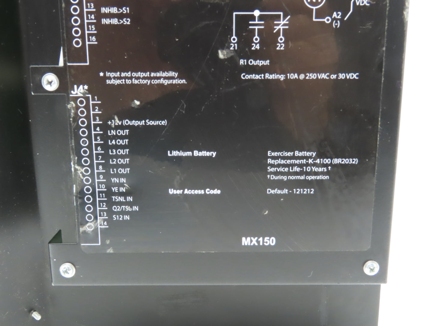 GE Zenith 50P-1160 HMI Operator ATS Controller Display Panel MX150 *Read