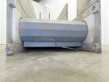 Dynacon 12"x 10' 10" Portable Cleated Belt Incline Conveyor 115V Variable Speed