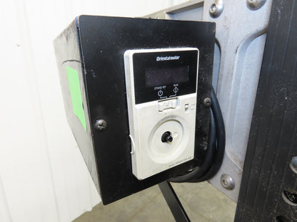 Dynacon 12"x 10' 10" Portable Cleated Belt Incline Conveyor 115V Variable Speed