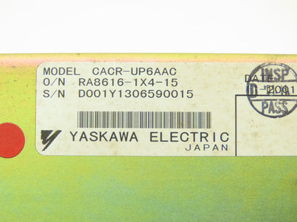 Yasakawa CACR-UP6AAC Servo Drive Unit Top Circuit Board Missing