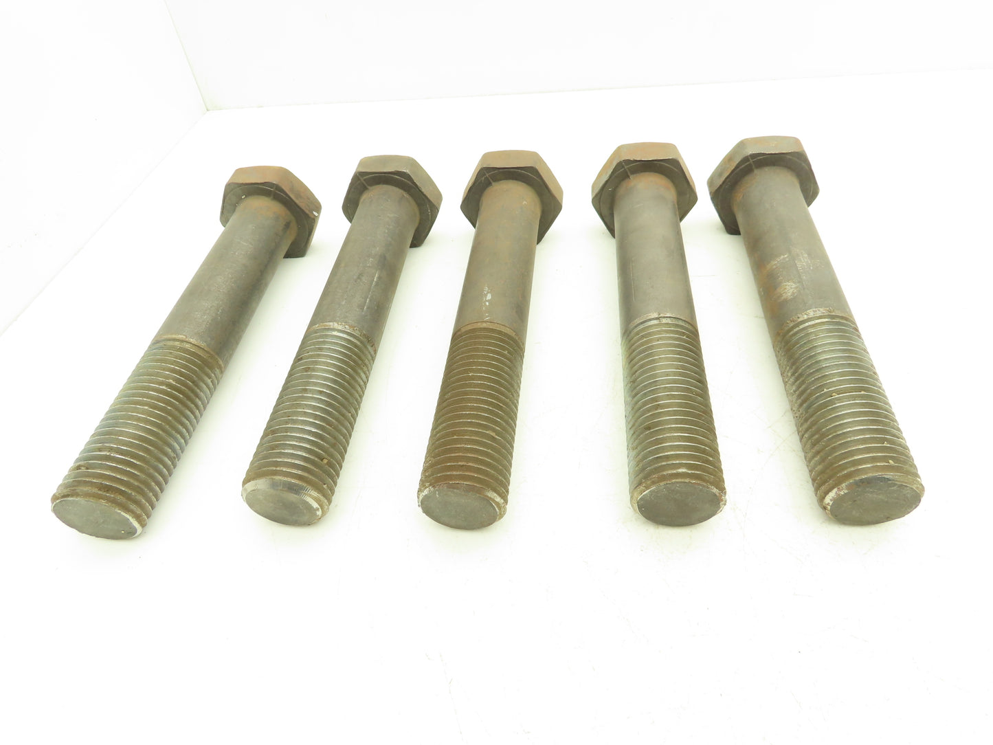 Hex Head Screw, 1-3/4"-5 Thread Size, 10" Long Grade B7 Lot of 5