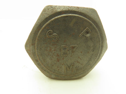 Hex Head Screw, 1-3/4"-5 Thread Size, 10" Long Grade B7 Lot of 5