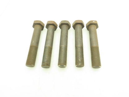 Hex Head Screw, 1-3/4"-5 Thread Size, 10" Long Grade B7 Lot of 5
