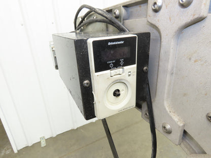 Dynacon 12"x 9' Portable Cleated Belt Incline Conveyor 115V Variable Speed