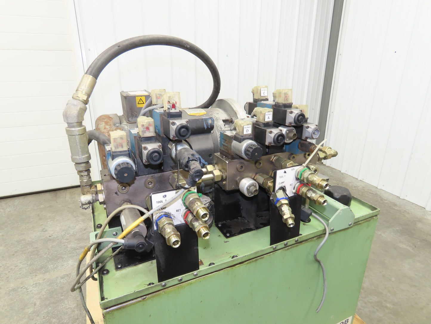 Voith IPH3-10 Henrob Hydraulic Power Unit 3000 PSI 10Hp Rexroth Pump 50 Gal