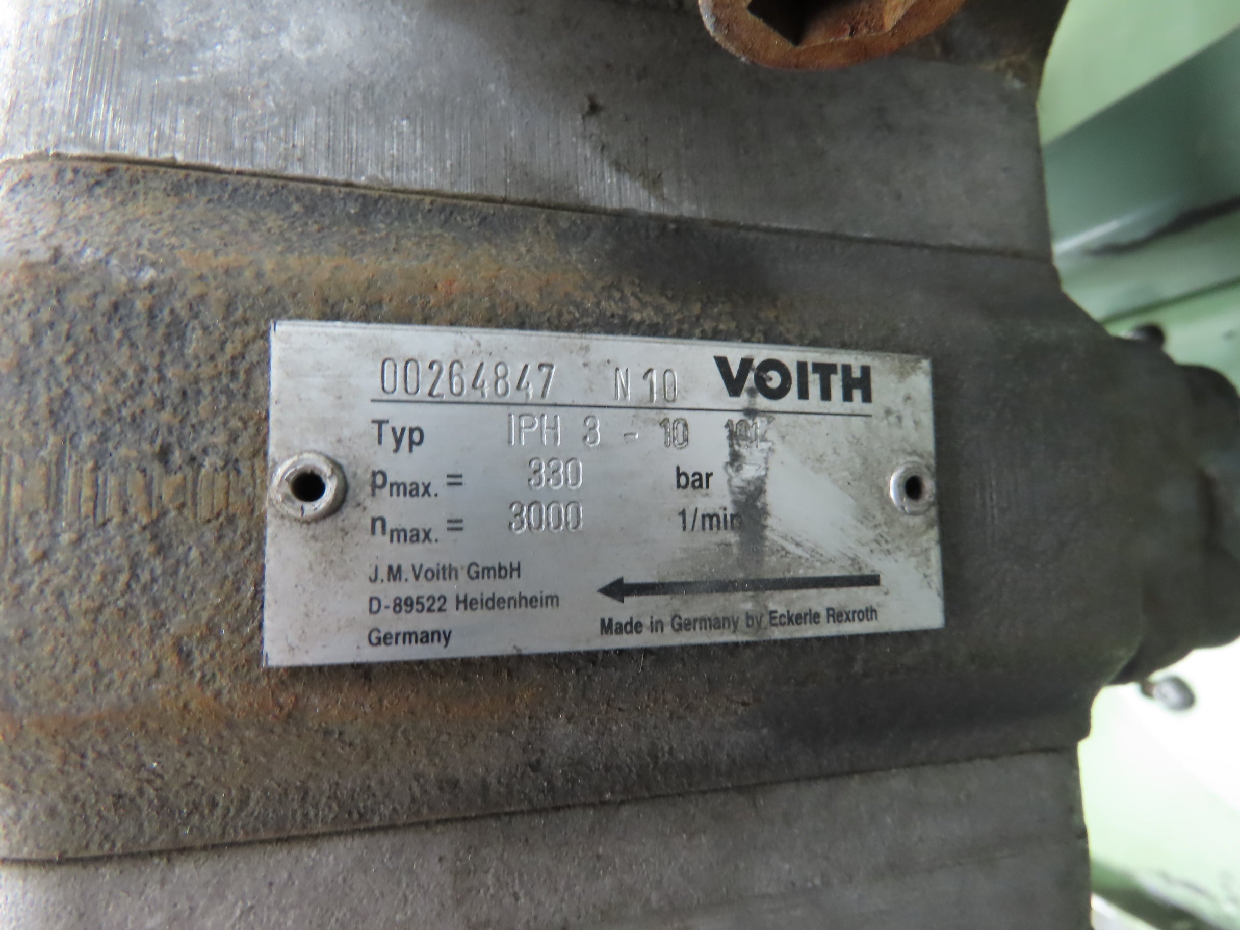 Voith IPH3-10 Henrob Hydraulic Power Unit 3000 PSI 10Hp Rexroth Pump 5 ...