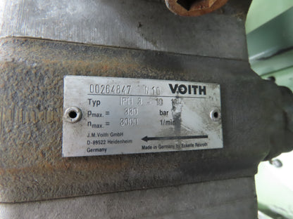 Voith IPH3-10 Henrob Hydraulic Power Unit 3000 PSI 10Hp Rexroth Pump 50 Gal