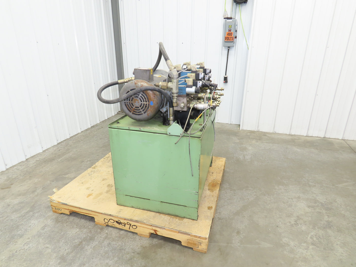 Voith IPH3-10 Henrob Hydraulic Power Unit 3000 PSI 10Hp Rexroth Pump 50 Gal