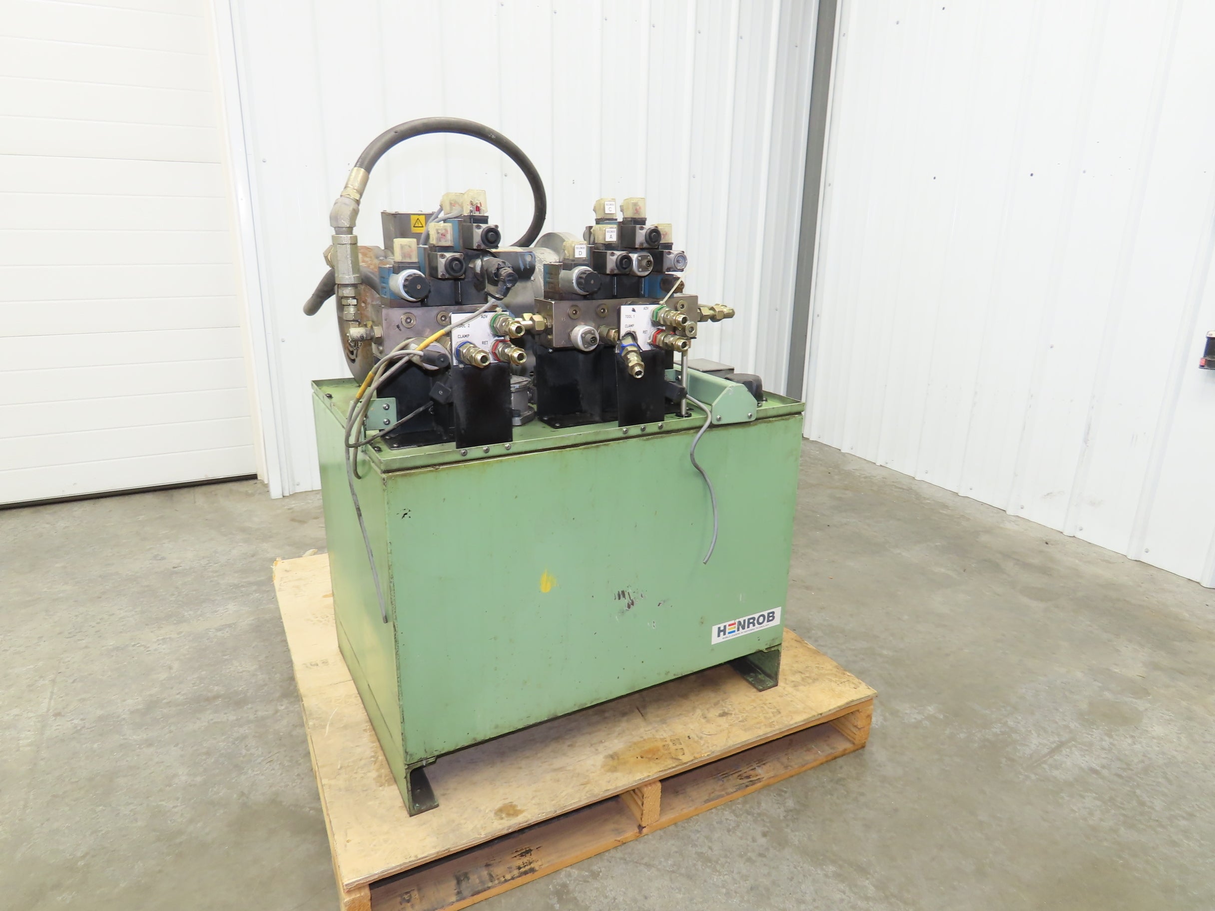 Voith IPH3-10 Henrob Hydraulic Power Unit 3000 PSI 10Hp Rexroth Pump 5 ...
