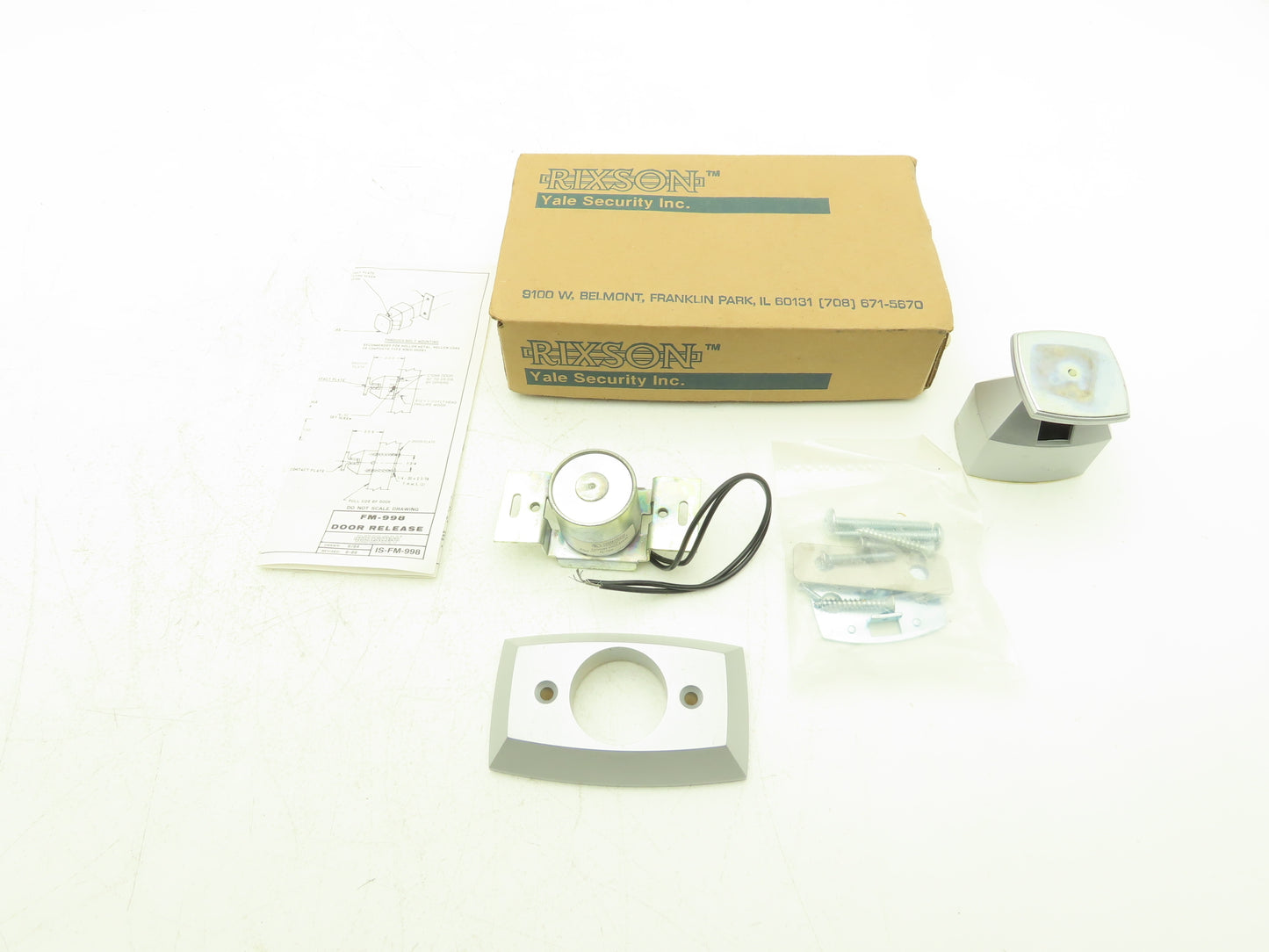 Rixson Yale SDH-2D Electromagnetic Door Holder/Release Kit 24VDC