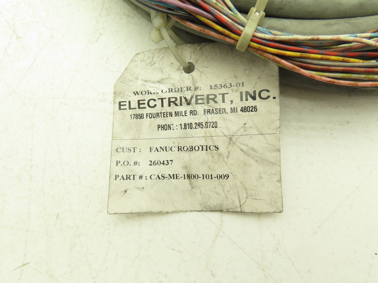 Fanuc Robotics CAS-ME-1800-101-009 Servo Cable 7M Length 24 Conductors 24 Pin