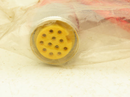 TURCK RKM8 RSC E80-7 M Cordset Double Ended 8 Pin Male 1" M12 Female Connector