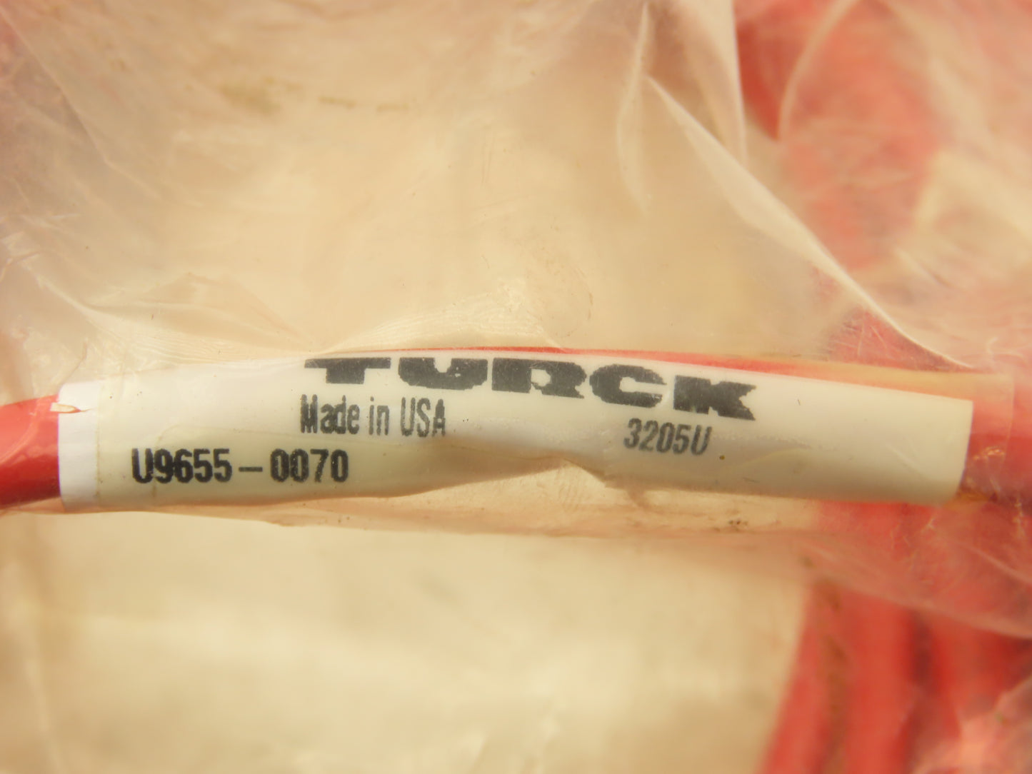 TURCK RKM8 RSC E80-7 M Cordset Double Ended 8 Pin Male 1" M12 Female Connector