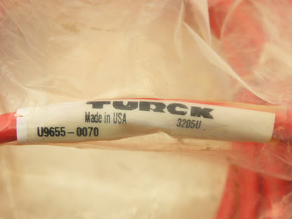 TURCK RKM8 RSC E80-7 M Cordset Double Ended 8 Pin Male 1" M12 Female Connector