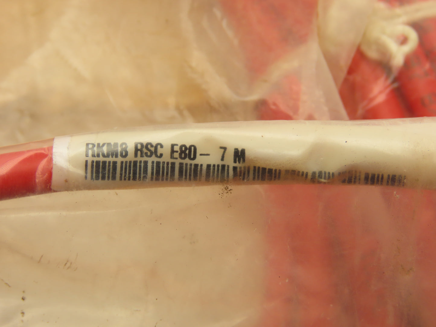 TURCK RKM8 RSC E80-7 M Cordset Double Ended 8 Pin Male 1" M12 Female Connector