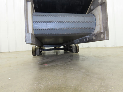 Dynacon 12"x 8' 5" Portable Cleated Belt Incline Conveyor 115V 32FPM