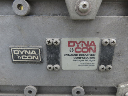 Dynacon 12"x 8' 5" Portable Cleated Belt Incline Conveyor 115V 32FPM