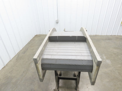 Dynacon 12"x 8' 5" Portable Cleated Belt Incline Conveyor 115V 32FPM