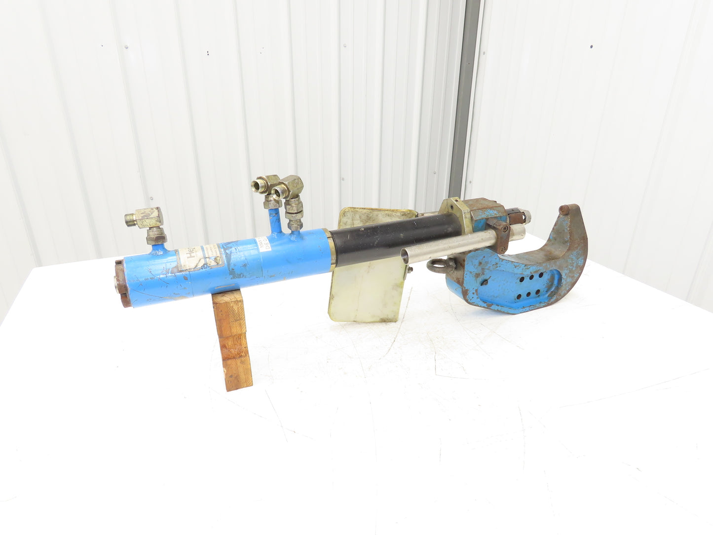 Henrob M14020 Self Piercing Rivet Setter Head Hydraulic Powered 3-3/8" Throat